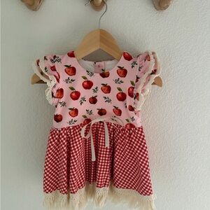 Love + Grow Apple Gingham Dress